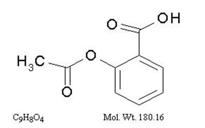 Structural Formula Of Benzoic Acid. (Aggrenox Struct2)